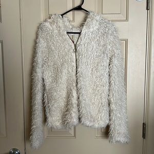 White Furry Jacket